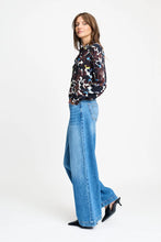 Load image into Gallery viewer, Pom Mila Bovine Blouse in Brown