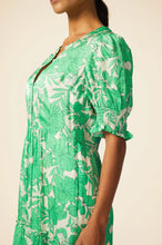 Load image into Gallery viewer, Aspiga Cordelia Dress in Cream/Green
