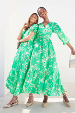 Load image into Gallery viewer, Aspiga Cordelia Dress in Cream/Green
