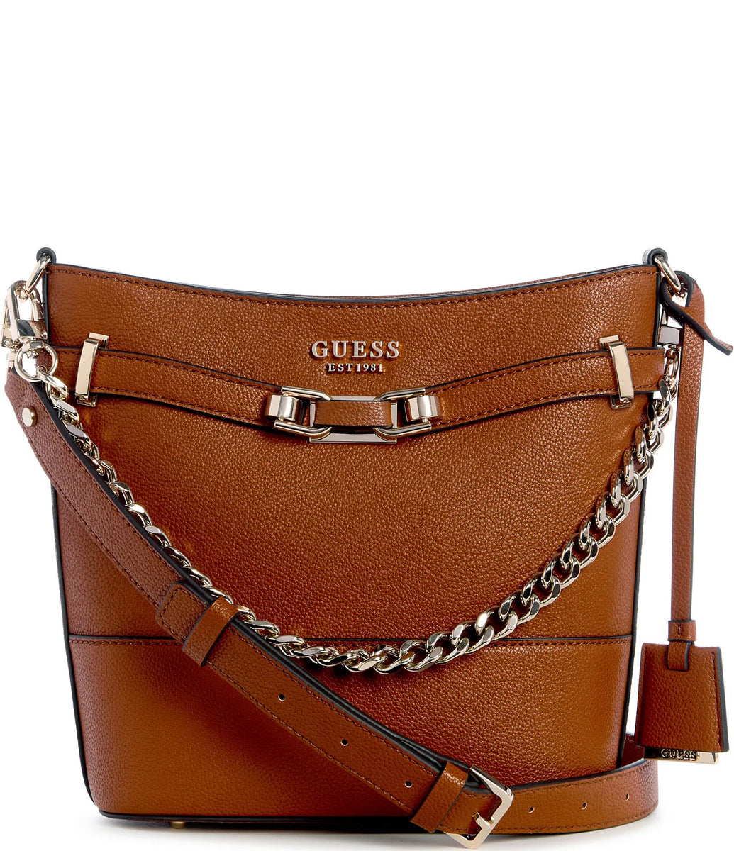 Guess bucket purse sale