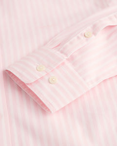 Gant Poplin Striped Shirt in Light Pink