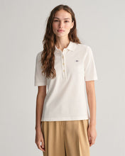 Load image into Gallery viewer, Gant Shield Piqué Polo Shirt in Eggshell

