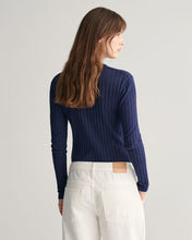 Load image into Gallery viewer, Gant Ribbed Long-Sleeves Henley T-Shirt
