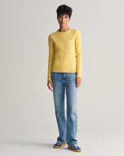Load image into Gallery viewer, GANT Crew-Neck Sweater in Lemon

