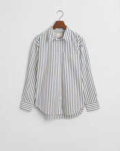 Load image into Gallery viewer, Gant Relaxed Fit Striped Shirt in Evening Blue