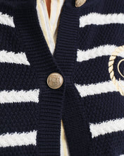 Load image into Gallery viewer, Gant Striped Cotton Knit Jacket