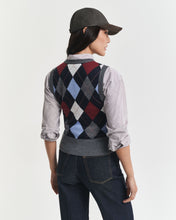Load image into Gallery viewer, Gant Argyle C-Neck Vest