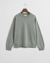 Load image into Gallery viewer, Gant Superfine Lambswool C-Neck in Faded Sage