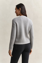 Load image into Gallery viewer, Gant Cotton Cardigan in Grey Merlange