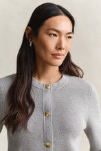 Load image into Gallery viewer, Gant Cotton Cardigan in Grey Merlange