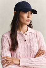 Load image into Gallery viewer, Gant Cotton Cable Knit Sweater in Refined Pink