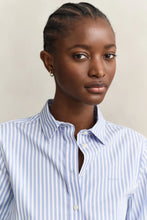 Load image into Gallery viewer, Gant Striped Classic Poplin Shirt in Misty Lavender