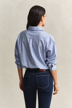 Load image into Gallery viewer, Gant Striped Classic Poplin Shirt in Misty Lavender