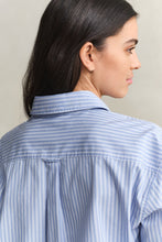 Load image into Gallery viewer, Gant Striped Classic Poplin Shirt in Misty Lavender