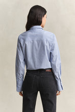 Load image into Gallery viewer, Gant Striped Yoke Detail Shirt in Misty Lavender