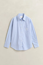 Load image into Gallery viewer, Gant Striped Classic Poplin Shirt in Misty Lavender