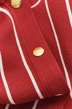 Load image into Gallery viewer, Gant Knitted Varsity Jacket in Warm Spice