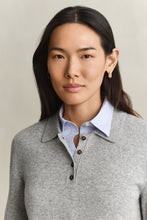 Load image into Gallery viewer, Gant Lambswool Rugger Sweater in Grey Melange