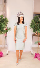 Load image into Gallery viewer, Teresa Ripoll 6179 Sage Green Coat and Dress WAS €2250 NOW €450
