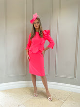 Load image into Gallery viewer, SALE-Carmen Melero Dress in Pink with Ruffles WAS €675 NOW €350
