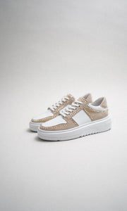 Kennel & Schmenger Turn Trainers in Beige and White