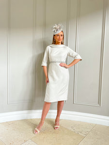 Sale - Carmen Melero Dress in White WAS €660 NOW €250