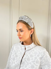 Load image into Gallery viewer, SALE Carmen Melero Silver Dress & Coat WAS €1020 Now €299 SIZE 8