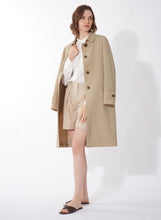 Load image into Gallery viewer, Cinzia Rocca Single Breast Overcoat with Shirt Collar

