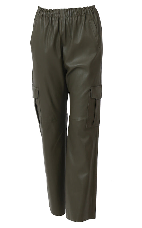 Oakwood Raider Leather Trouser in Anthracite