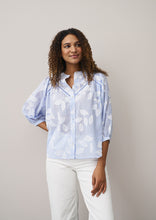 Load image into Gallery viewer, 00039 Italy Faviola Fancy Blouse inn Blue
