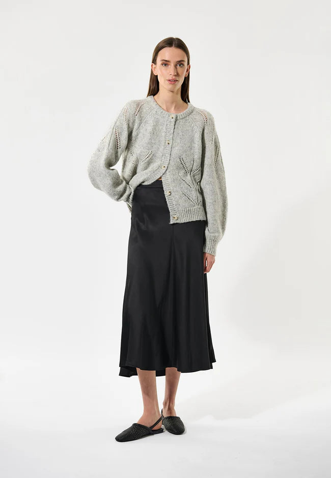 Dea Kudibal Kela Satin Skirt in Black
