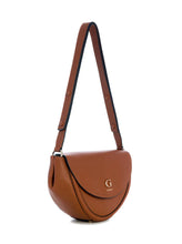 Load image into Gallery viewer, Guess Coleen Flap Crossbody Bag in Brown
