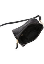 Load image into Gallery viewer, Abro Willow Leather Cross Body Bag in Black
