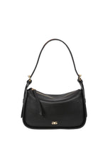 Load image into Gallery viewer, Abro Best Friend Leather Shoulder Bag in Black
