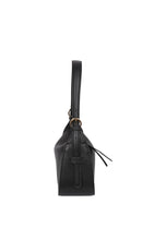 Load image into Gallery viewer, Abro Best Friend Leather Shoulder Bag in Black
