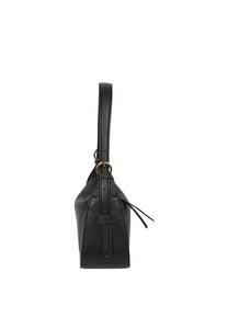 Abro Best Friend Leather Shoulder Bag in Black