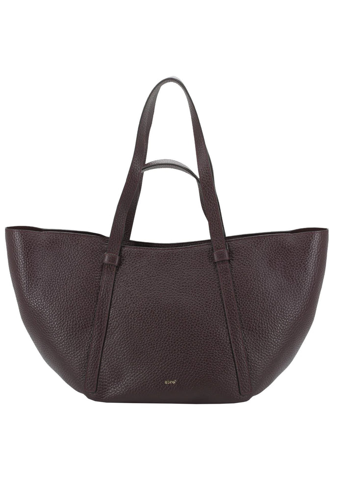 Abro Cosmo Shopper Bag in Bordeaux