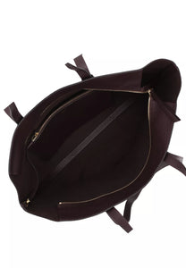 Abro Cosmo Shopper Bag in Bordeaux