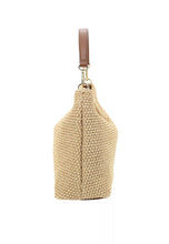 Load image into Gallery viewer, Abro Kaia Hobo Raffia Bag in Natural-Nut
