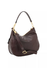 Load image into Gallery viewer, Abro Cargo Medium Leather Bag in Caramel/Cognac

