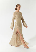 Load image into Gallery viewer, Dea Kudibal Minetta Gold Sequin Maxi Dress
