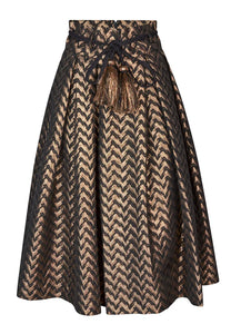 Dea Kudibal Albi Skirt in Serpentine Gold