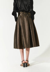 Dea Kudibal Albi Skirt in Serpentine Gold