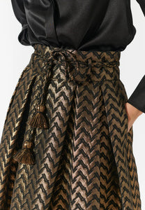 Dea Kudibal Albi Skirt in Serpentine Gold