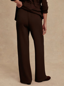 Varley Wide Leg Pants in Coffee Bean
