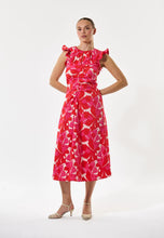 Load image into Gallery viewer, Dea Kiudibal Ofelia Midi Dress in Hazel Berry
