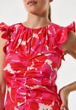 Load image into Gallery viewer, Dea Kiudibal Ofelia Midi Dress in Hazel Berry
