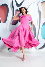 Load image into Gallery viewer, Kevan Jon Kristina Flare Dress in Pink
