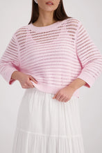 Load image into Gallery viewer, Monari Ajour Knitted Jumper in French Rose
