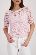 Load image into Gallery viewer, Monari Knitted Jumper with Cornelly Pattern in French Rose
